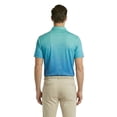 thumbnail image 5 of Birdie Bound Men's & Big & Tall Men's Ombre Waves Print Polo Shirt, Sizes XS-4XLT, 5 of 6
