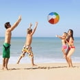 thumbnail image 6 of Water Polo Beach Ball for Swimming Pool Party Summer Water Games Outdoor Activities Luau Tropical Theme Party Favors, Multicolor 16 Inch, 6 of 8