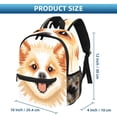 thumbnail image 2 of Pixel Dog Diaper Backpack with Adjustable Shoulder Strap, Large Capacity, Printed Design, Lightweight | Book Bags, Airport Backpack, School Backpack, 2 of 6