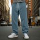 thumbnail image 1 of Ceisia Gift Men's All-Season Warm Sports Pants - Casual Fashion Thickened Solid Color Elastic Waist Nylon-Spandex Long Pants wi th Pockets, 1 of 5