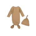 thumbnail image 3 of Faithtur Unisex Infants Knitted Swaddle, Round Neck Sleeping Blanket with Cap, 3 of 9