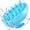 Blue, variant on Scalp Massager Shampoo Brush, Hair Scalp Scrubber Shower Hair Brush Head Massager for Stress Relax Hair Growth, Dandruff Brush Scalp Exfoliator for Women Men Kids Pets, Black