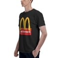 thumbnail image 5 of Mcdonald'S Logo Men'S Basic Short Sleeve T-Shirt Fad Black Small, 5 of 8