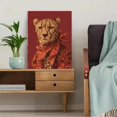 thumbnail image 5 of UXIEQU Cheetah with Scarf Canvas Wall Art 15.75x11.81 Inches, 5 of 8