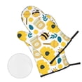 thumbnail image 2 of ZICANCN Oven Mitts and Pot Holders Sets, Cartoon Bees Honey Animals Baking Sets Kitchen Heat Resistant 4 Pieces, 2 of 8