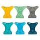 thumbnail image 5 of Paquete de 6 pañales de tela para bebés ALVABABY con 12 insertos ajustables, 5 of 8