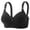 Black, variant on Gyexs Women Fashion Casual Breathable Tube Top Bra Underwear Wireless Comfort Support Everyday Wear, Black, Size 34