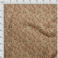 thumbnail image 4 of oneOone Viscose Jersey Brown Fabric Floral Sewing Material Print Fabric By The Yard 60 Inch Wide, 4 of 4