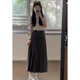 thumbnail image 4 of Greysuit2024 Nuevo estilo de cintura alta adelgazante versión coreana falda pequeña de longitud larga Pl plisada temporada primavera verano, 4 of 5