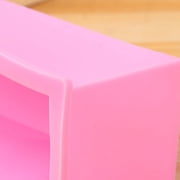 Flexible Rectangular Soap Loaf Silicone Mold DIY Tool for Soap Cake Making Supplies (, Small Size)