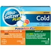 Alka-Seltzer Plus Severe Day + Night Cold Medicine, PowerFast Fizz Effervescent Tablets, 20 Count
