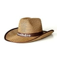 thumbnail image 1 of Mens Wide Brim UV Sun Protection Straw Hat Breathable Floppy Summer Beach Hat, 1 of 1