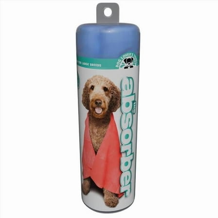 The Absorber 8122193 Lovers Dog Absorbent Towel, Blue