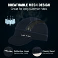 thumbnail image 6 of MELASA Baseball Cap, Cooling Mesh Trucker Caps Helmet Liner with Sun Visor, Flat Brim Hats for Men Women(Gray), 6 of 15