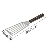SLYNSHome Stainless Steel Fish Spatula,Metal Spatula for Kitchen Utensil for Flipping Fish,Pancakes,Eggs Slotted Design Cooking supplies - 11 inch