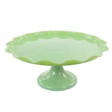Martha Stewart Jadeite Glass Cake Stand (129167.01) 935116420M