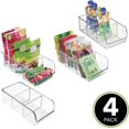 thumbnail image 2 of Organizador de almacenamiento de cocina para paquetes de alimentos de plástico, contenedor para bolsas de especias, mezclas de aderezos, chocolate caliente, té, paquetes de azúcar en despensa,, 2 of 8