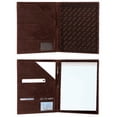 thumbnail image 3 of Vintage Leather Portfolio Writing Padfolio File Folder by Rustic Town, Dark Brown, 3 of 8