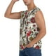 thumbnail image 3 of Fotbe Dark Enchanted Flowers And Birds Men's Camiseta sin Mangas Estampada para Hombres, Playera Casual para Gimnasio, Entrenamiento, Playa-Medium, 3 of 7