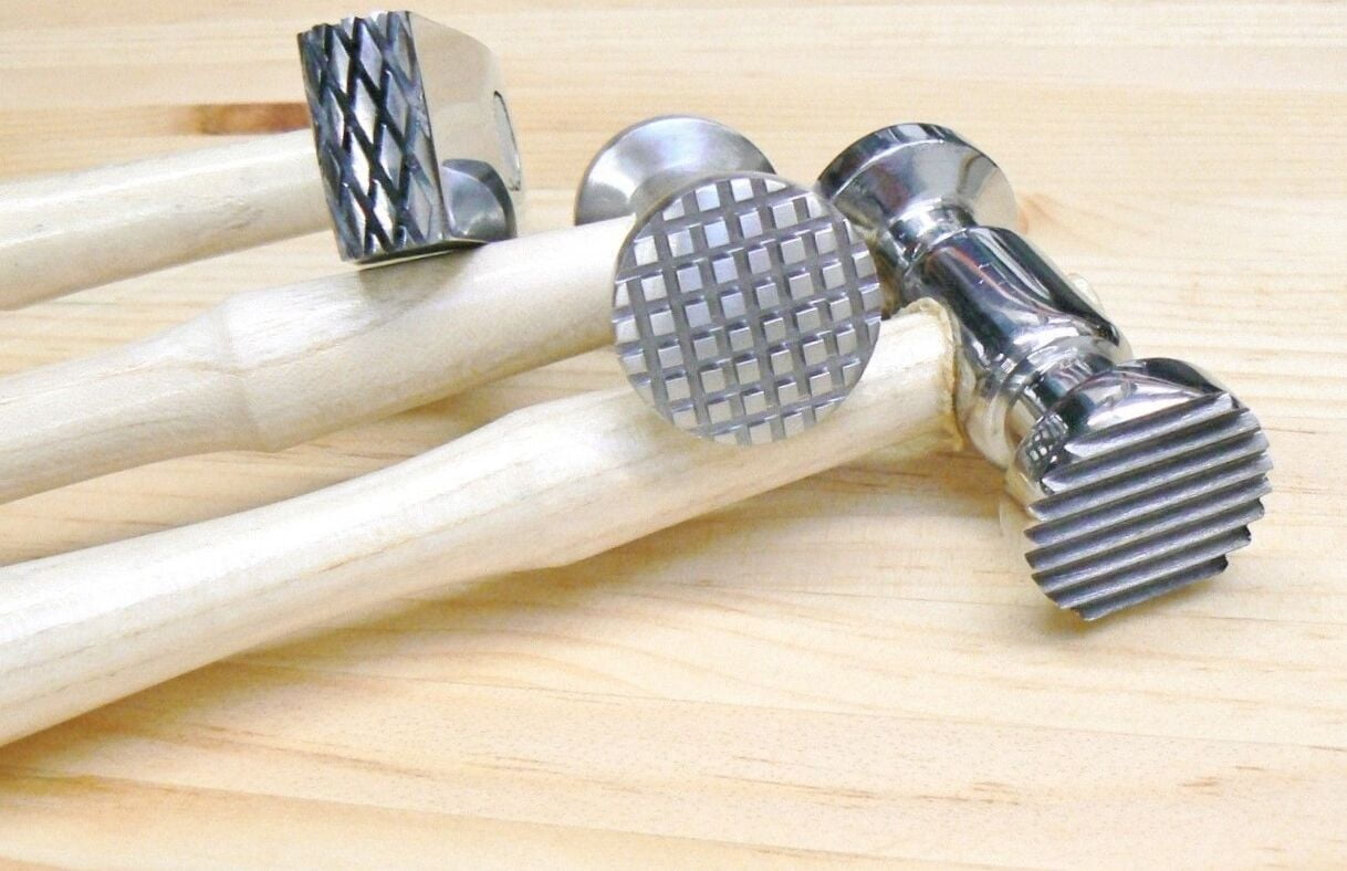 Texturing Hammers Texture Hammer Finish on Metal 3 pcs Jewelry Design 6