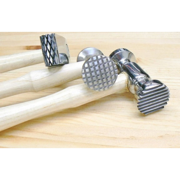 Texturing Hammers Texture Hammer Finish on Metal 3 pcs Jewelry Design 6 Patterns