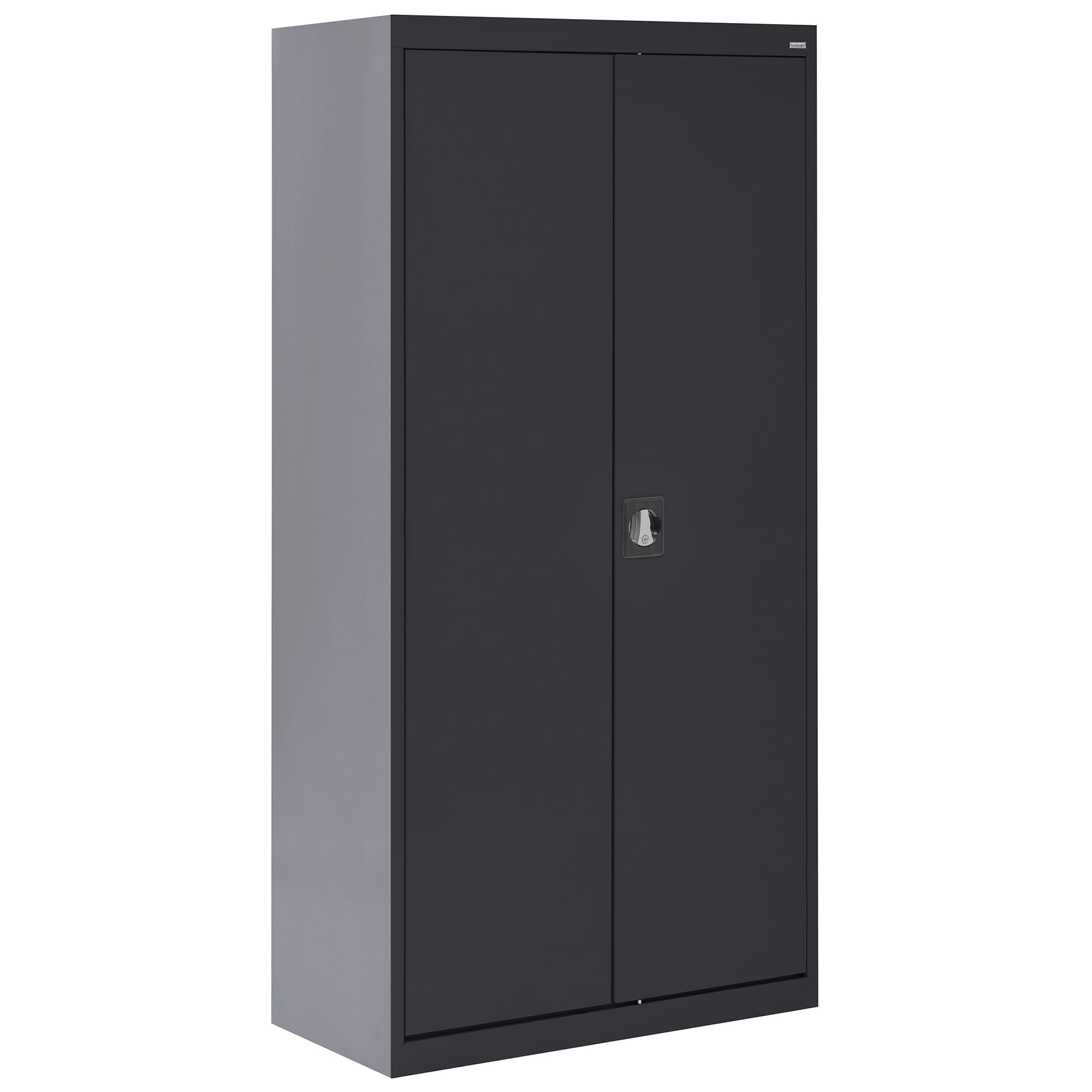 Elite Series Wardrobe Cabinet with Adjustable Shelf, 36"W x 24"D x 72"H, Black