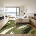 thumbnail image 3 of ODIKA 8'x10' Machine Washable Non-Slip Area Rug, Abstract Olive Green High Traffic Rug, Green, 1284509, 3 of 7