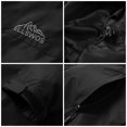 thumbnail image 5 of ELLSWOS-SPORTS Men's Waterproof Jacket Rain Coat with Hood Outdoor Lightweight Hiking Jacket Black L, 5 of 7