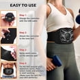 thumbnail image 2 of Estimulador abdominal HOERCAAL, tonificador muscular abdominal EMS portátil para fitness en casa y oficina, entrenamiento de fuerza - Negro, 2 of 5