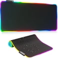 thumbnail image 1 of Alfombrilla de ratón RGB para juegos: alfombrilla de escritorio LED con 14 modos de iluminación, 30 x 80 cm, base de goma antideslizante, alimentación por USB para PC y juegos., 1 of 6
