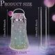 thumbnail image 2 of Diamond Water Bottle Glitter Rhinestone Stainless Steel Insulated Bottle Refillable Water Bottle Insulated Water Bottle Glitter Water Bottle with Chai, 2 of 4