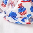 thumbnail image 7 of TOWED22 Newborn Baby Girl Romper Summer Sleeveless Checkered Smocked Cute Print Clothes Outfit Jumpsuit with Bow Headband Blue,12-18 M, 7 of 7