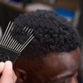 thumbnail image 4 of Peine de metal Unique Bargains Peine de cabello africano Peine afro para mujeres y hombres 6.89"x2.20", 4 of 7
