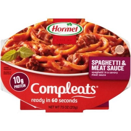 Hormel Compleats Spaghetti & Meat Sauce 7.5 oz Sleeve