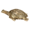 thumbnail image 3 of Brass World Big Brass Tortoise for Good Luck Showpiece Turtle Kachua Tortoise for Shree Yantra Feng Shui Vastu Long Life Career and Luck 8.5 Inches, 3 of 4