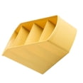 thumbnail image 6 of New Plastic Makeup Organizer Box Desktop Cosmetic Storage Box 4 Compartment Pen Stationery Organizer Remote Control Holder Yellow, 6 of 8