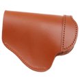 thumbnail image 3 of Bolsa de transporte con cinturilla Bolsa de cuero portátil con banda para el vientre Peso ligero para caminar Viajes Ciclismo Marrón, 3 of 10