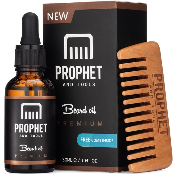 Set de aceites y peines para barba Prophet and Tools Premium sin perfume