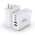 thumbnail image 1 of Cargador TZBAY USB C Block 60 W, enchufe de pared de 5 puertos tipo C, 1 of 7