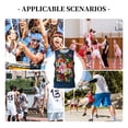 thumbnail image 6 of Pofeuu Summer Birds and Flowers Print Basketball Jersey, Shirts for Men Youth Basketball Jersey Crew Neck-3X-Large, 6 of 6