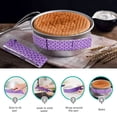 thumbnail image 2 of LNGOOR 4 Pcs Bake Even Strip,Cake Pan Dampen Strips,Cake Pan Strips, Super Absorbent Thick Cotton,Keeps Cakes More Level and Prevents Crowning with Cleaner Edges for a Professional Look, 2 of 6