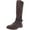 Brown, variant on GC Shoes Womens Aston Faux Leather Tall Knee-High Boots