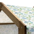 thumbnail image 5 of Velociraptor Pet House, Dinosaurs Cartoon Trex Themed Print, Outdoor & Indoor Portable Dog Kennel with Pillow and Cover, 5 Sizes, Multicolor, by Ambesonne, 5 of 5