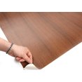 thumbnail image 4 of ROSEROSA Peel and Stick PVC Faux Wood Self-Adhesive Wallpaper Covering Counter Top Shelf Liner Teak Wood 2.00 Feet(W) X 6.56 Feet(L), 4 of 5