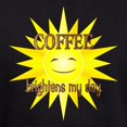 thumbnail image 3 of CafePress - Coffee Brightens Hoodie (Dark) - Pullover Hoodie, Classic, Comfortable Hooded Sweatshirt, 3 of 4