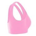 thumbnail image 4 of Bigersell Womens Bra Push up Trendy 4pc Women Solid Ultra-Thin Large Bra Sports Bra Full Bra Cup Tops Underbra Nursing Bra Style F-851 Pinks 3XL, 4 of 5