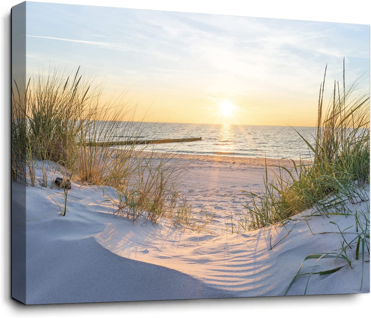 Beach Wall Decor Bathroom Decor Wall Art Canvas Wall Art, Ocean Decor Coastal Decor Wall Art for