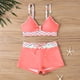 thumbnail image 4 of Traje de baño de 2 piezas para mujer, trajes de baño para mujer, traje de baño de verano de talla grande con estampado, bikini, traje de baño dividido para mujer, traje de baño de poliéster, 4 of 6