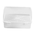 thumbnail image 3 of Caja de pequeña para ratas, bandeja para orinal, bandeja para inodoro para mascotas, de para entrenamiento de orinal para conejos, jaula Blanco, 3 of 8
