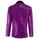 thumbnail image 3 of Chaqueta con lentejuelas, blazer brillante, esmoquin de fiesta con purpurina para hombre, 3 of 9